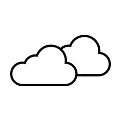cloud icon, sky vector, wed illustration