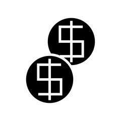 Obraz premium coins icon or logo isolated sign symbol vector illustration - high quality black style vector icons 