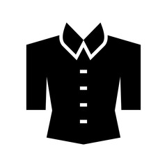 Naklejka premium shirt icon or logo isolated sign symbol vector illustration - high quality black style vector icons 