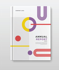 annual report template cover design