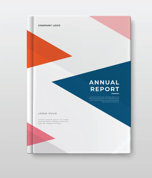 annual report template cover design