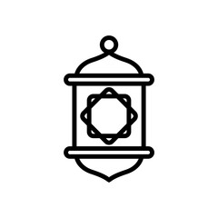 icon Ramadan Lantern, icon, vector illustration, editable color