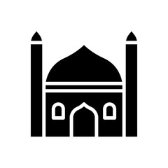 icon Mosque, icon, vector illustration, editable color