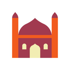 icon Mosque, icon, vector illustration, editable color