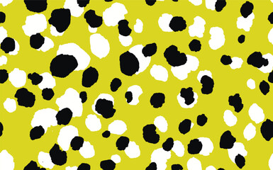 Abstract modern leopard seamless pattern. Animals trendy background. Color decorative vector stock illustration for print, card, postcard, fabric, textile. Modern ornament of stylized skin