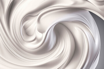 White texture of cream background.Generative AI