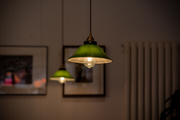 Obraz premium Isolated pendant lamp or light graphic