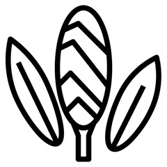 cassumunar line icon style