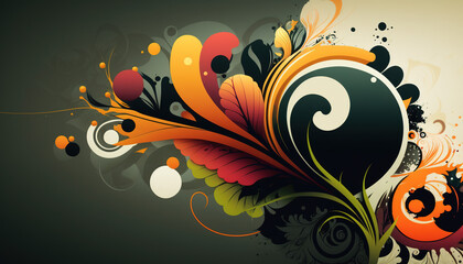 Wallpaper, Background, Generative AI, Illustration