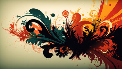 Wallpaper, Background, Generative AI, Illustration