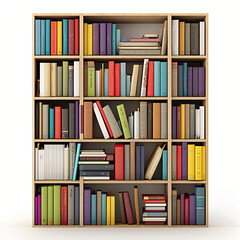 bookshelf, Generated AI, Generated, AI