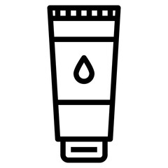 hand gel line icon style