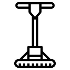 vacuum line icon style