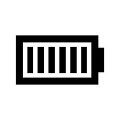 battery level icon or logo isolated sign symbol vector illustration - high quality black style vector icons
