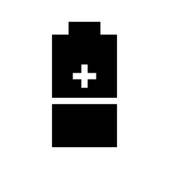 Fototapeta premium battery level icon or logo isolated sign symbol vector illustration - high quality black style vector icons 