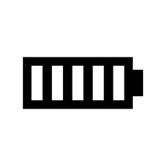 battery level icon or logo isolated sign symbol vector illustration - high quality black style vector icons
