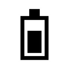 battery level icon or logo isolated sign symbol vector illustration - high quality black style vector icons
