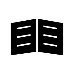 book icon or logo isolated sign symbol vector illustration - high quality black style vector icons
