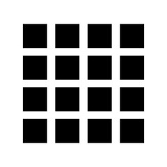 grid icon or logo isolated sign symbol vector illustration - high quality black style vector icons
