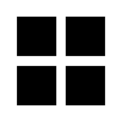 grid icon or logo isolated sign symbol vector illustration - high quality black style vector icons
