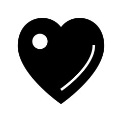 heart icon or logo isolated sign symbol vector illustration - high quality black style vector icons
