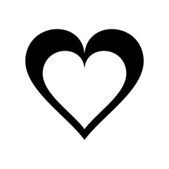 heart icon or logo isolated sign symbol vector illustration - high quality black style vector icons
