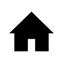 home icon or logo isolated sign symbol vector illustration - high quality black style vector icons
