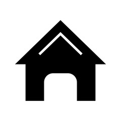 home icon or logo isolated sign symbol vector illustration - high quality black style vector icons
