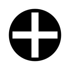 plus icon or logo isolated sign symbol vector illustration - high quality black style vector icons

