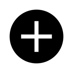plus icon or logo isolated sign symbol vector illustration - high quality black style vector icons
