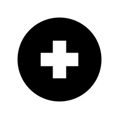 plus icon or logo isolated sign symbol vector illustration - high quality black style vector icons
