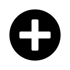 plus icon or logo isolated sign symbol vector illustration - high quality black style vector icons
