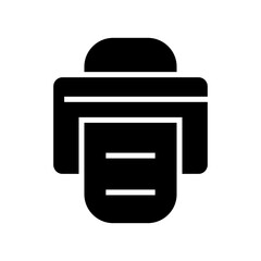 Obraz premium printer icon or logo isolated sign symbol vector illustration - high quality black style vector icons 