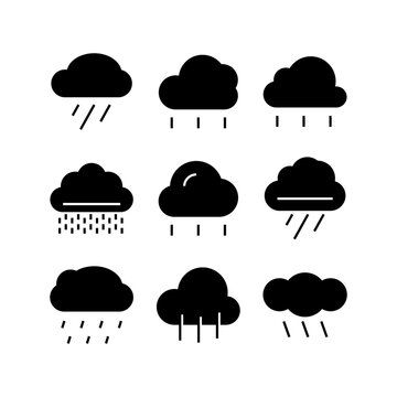 rainy icon or logo isolated sign symbol vector illustration - high quality black style vector icons
