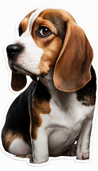 beagle dog cute sticker
