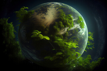 Green planet. Generative Ai