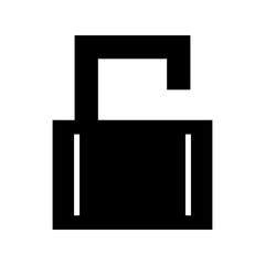 unlocked icon or logo isolated sign symbol vector illustration - high quality black style vector icons
