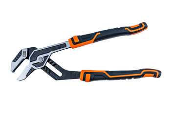 Adjustable water pump pliers isolated on a white background