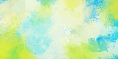Abstract gradient colorful watercolor background on white paper texture. Aquarelle painted textured. Abstract banner and canvas design, texture of watercolor.