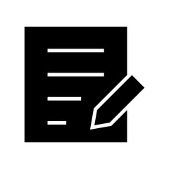 write icon or logo isolated sign symbol vector illustration - high quality black style vector icons
