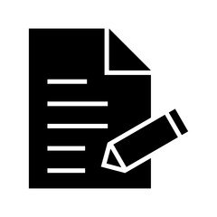 write icon or logo isolated sign symbol vector illustration - high quality black style vector icons
