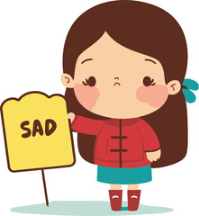 child holding a board