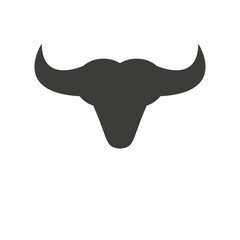 Bull bison icon vector illustration isolated on white background eps10 - 577946535