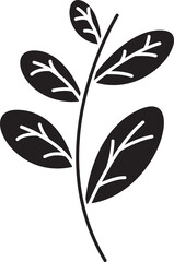 leaves and branch illustration