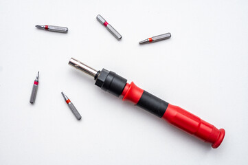 Domestic tools. Phillips screwdriver. 