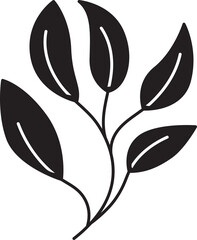 leaves and branch illustration
