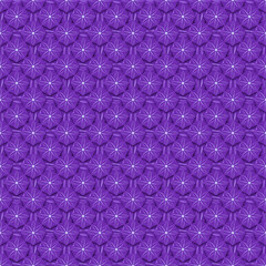 幾何学的花模様のシームレスパターン、花模様のリピートパターン、浮き出す花模様の背景イラスト