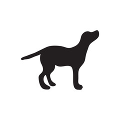 Animal silhouette icon in flat style. Animal vector illustration on white isolated background. Business concept.