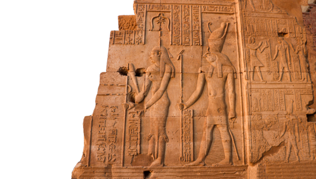 Ancient egyptian temple of Kom Ombo, Aswan, Egypt