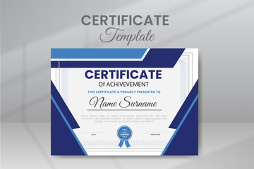 Modern Design Certificate Template